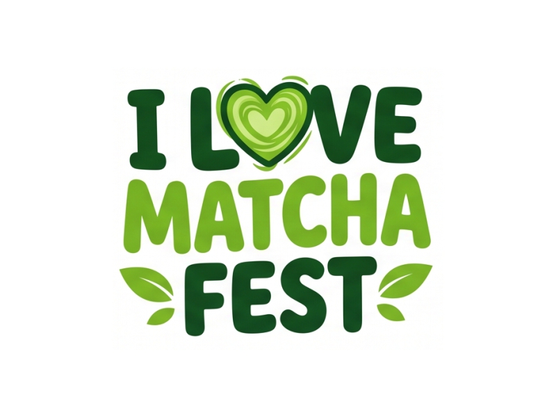 I Love Matcha Fest logo design by Berkah Corel