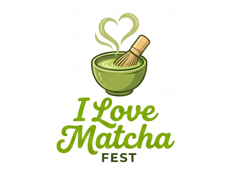 I Love Matcha Fest logo design by Berkah Corel