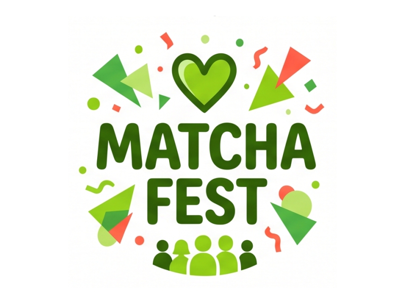 I Love Matcha Fest logo design by Berkah Corel