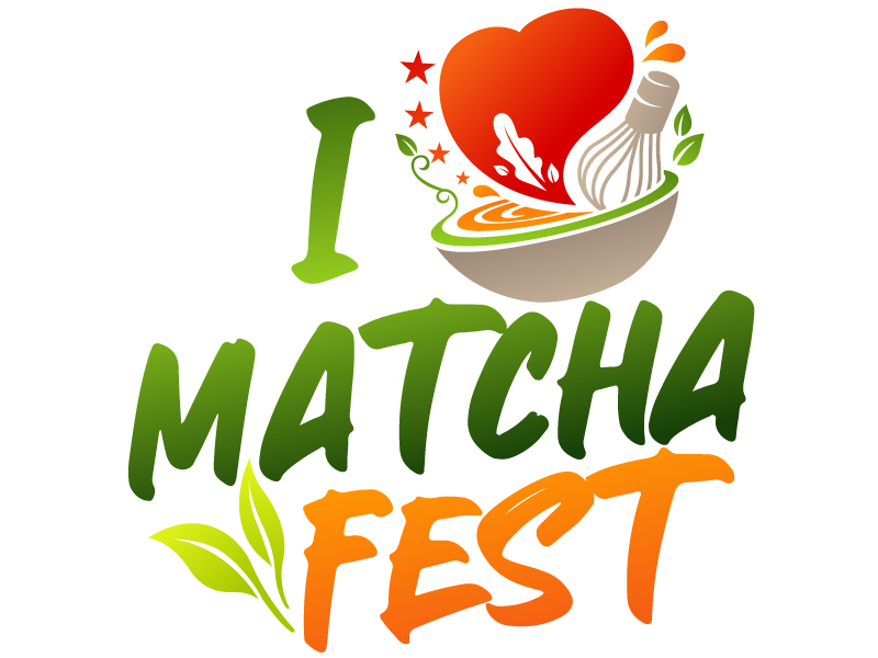 I Love Matcha Fest logo design by design_brush