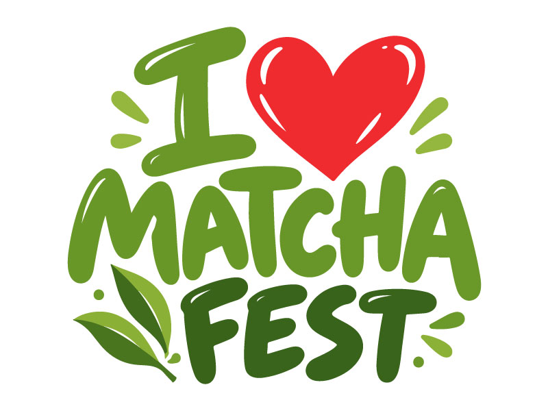 I Love Matcha Fest logo design by Anirban Maity