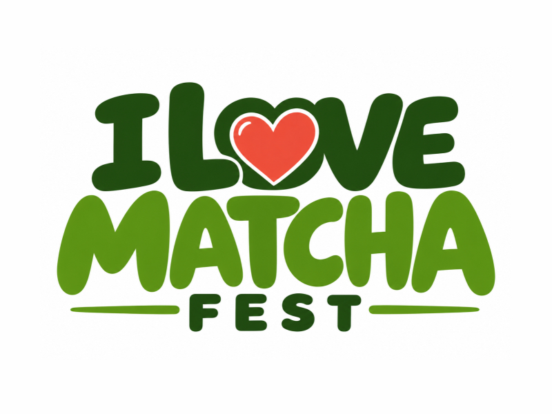 I Love Matcha Fest logo design by ALLfiles