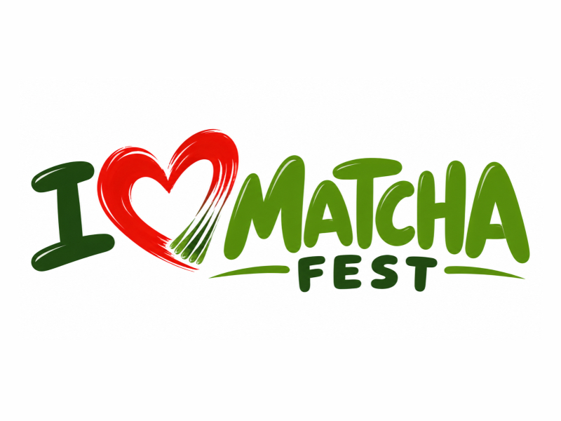 I Love Matcha Fest logo design by ALLfiles