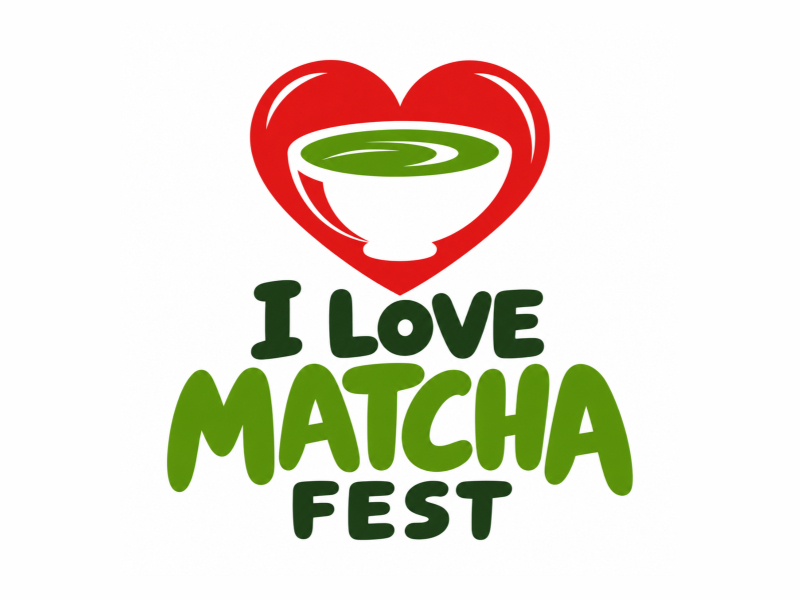 I Love Matcha Fest logo design by ALLfiles