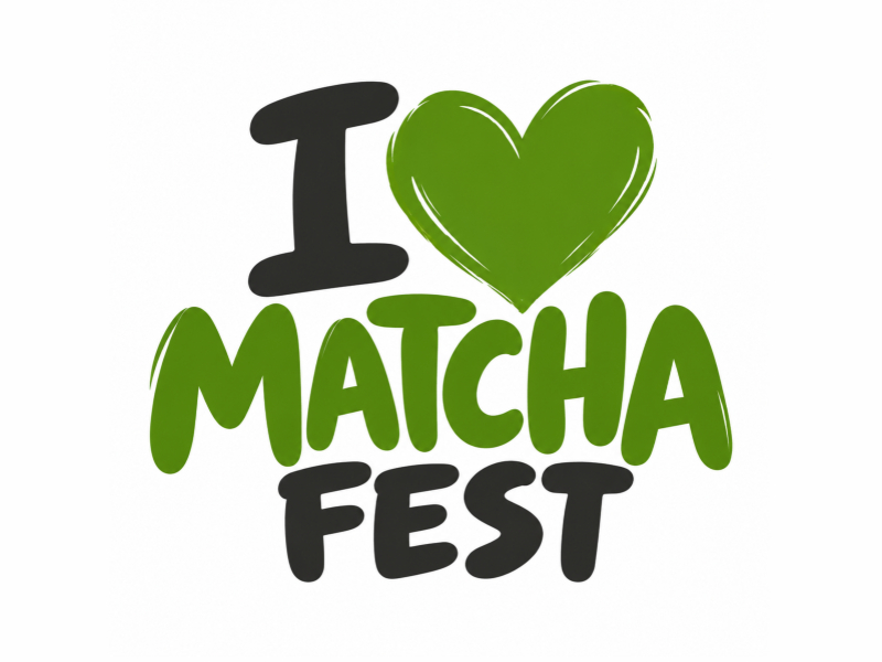 I Love Matcha Fest logo design by ALLfiles