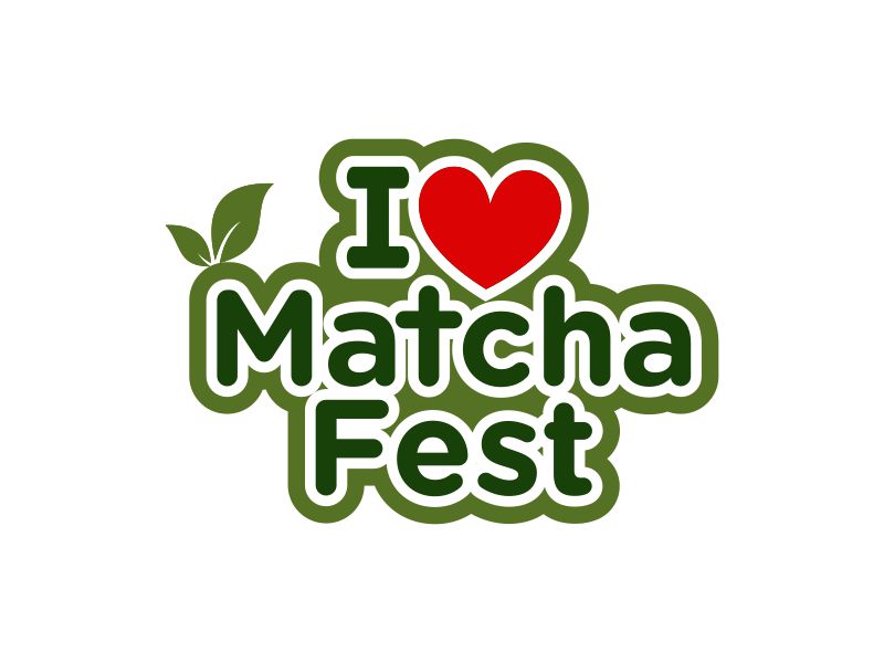I Love Matcha Fest logo design by arifana