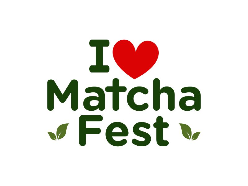 I Love Matcha Fest logo design by arifana