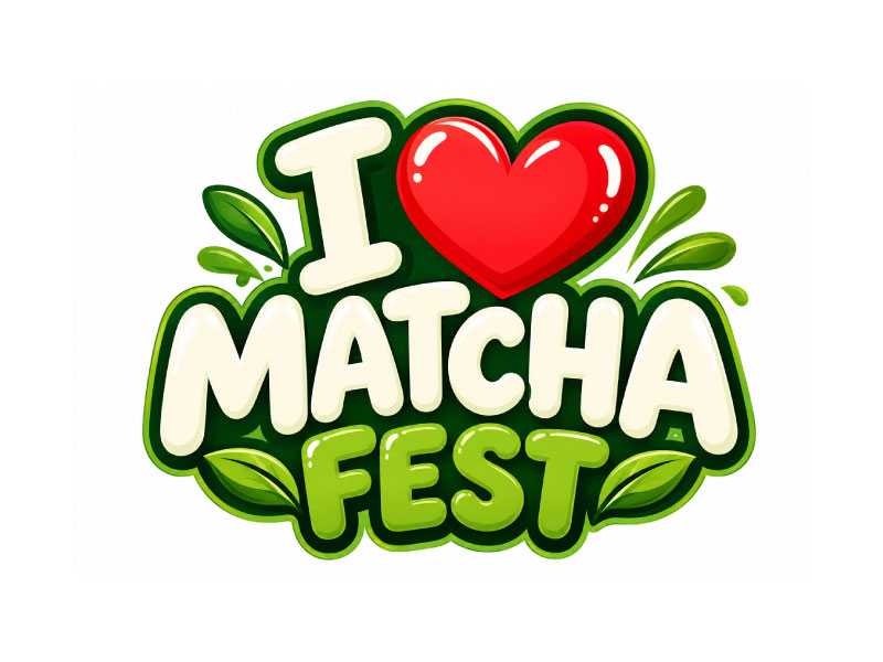 I Love Matcha Fest logo design by USDOT