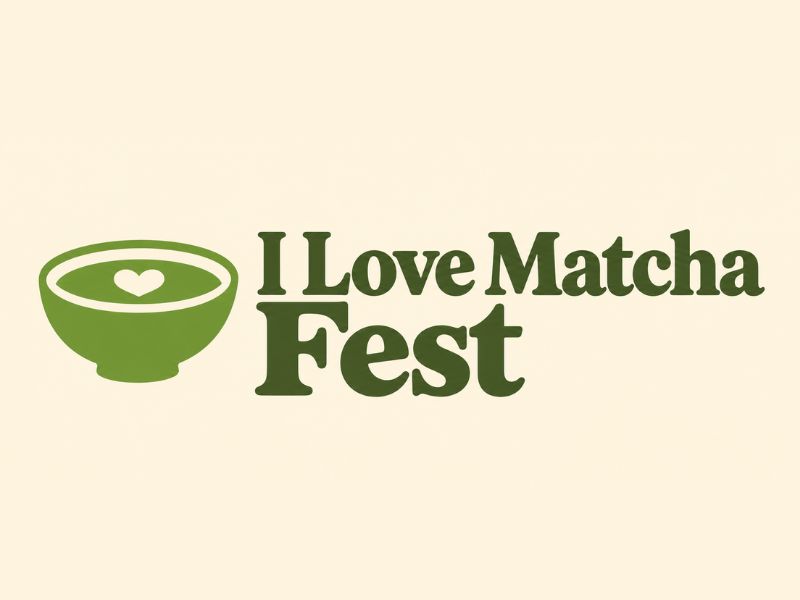 I Love Matcha Fest logo design by Paradiseg