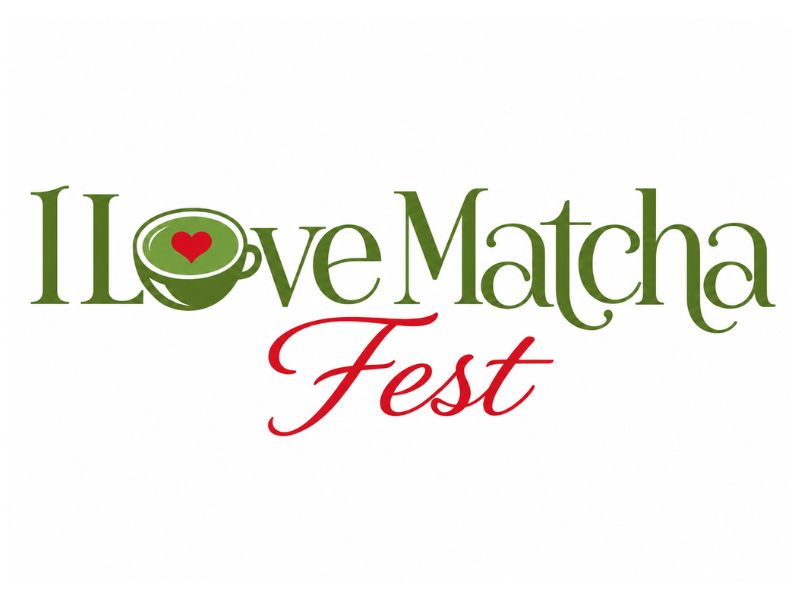 I Love Matcha Fest logo design by Humhum