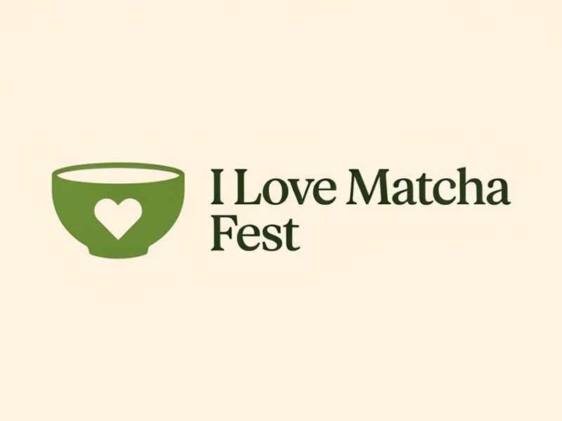 I Love Matcha Fest logo design by Hadisk