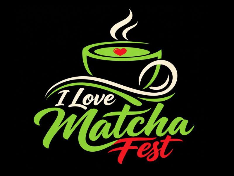 I Love Matcha Fest logo design by gokelu