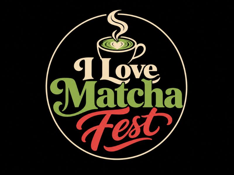 I Love Matcha Fest logo design by gokelu
