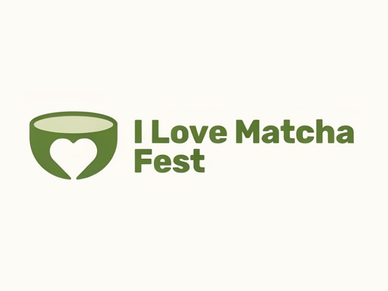 I Love Matcha Fest logo design by Hadisk