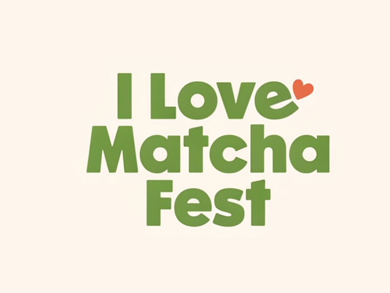 I Love Matcha Fest logo design by AndreBWid