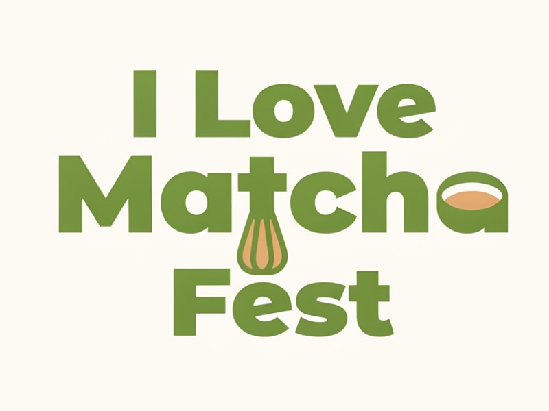 I Love Matcha Fest logo design by joni