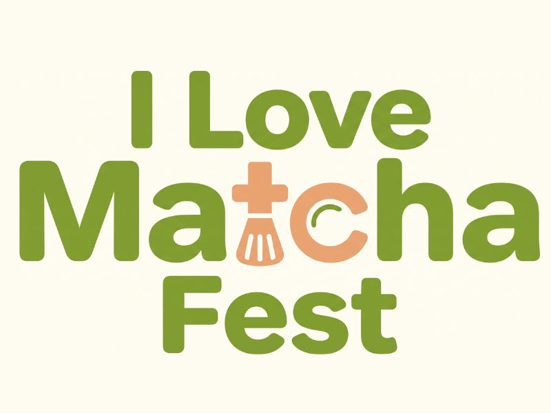 I Love Matcha Fest logo design by Ayamas