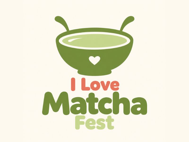 I Love Matcha Fest logo design by maya
