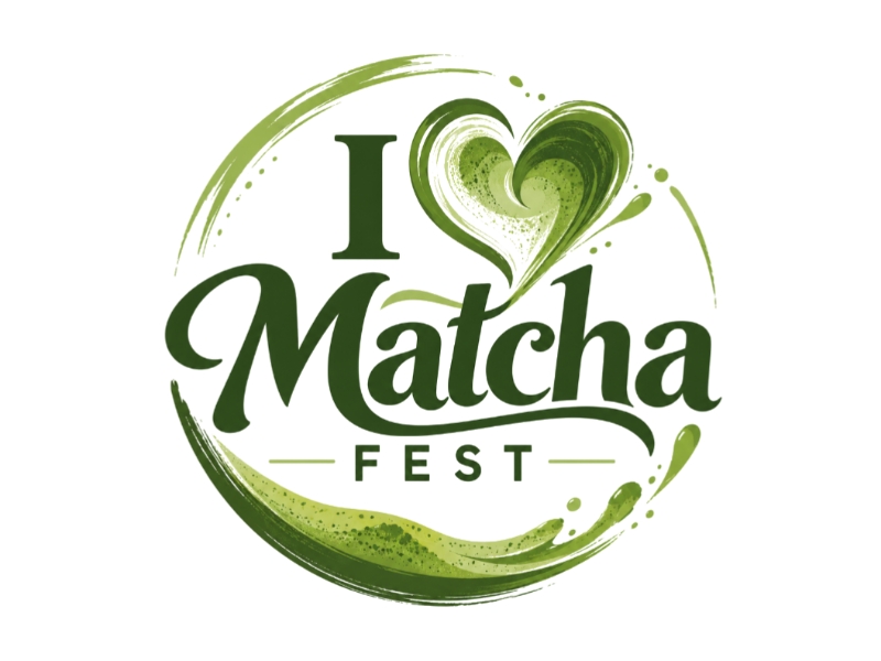 I Love Matcha Fest logo design by Queen D