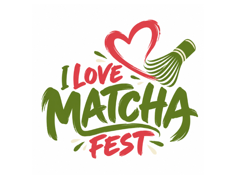 I Love Matcha Fest logo design by pixalrahul