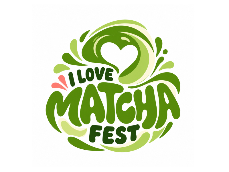 I Love Matcha Fest logo design by pixalrahul