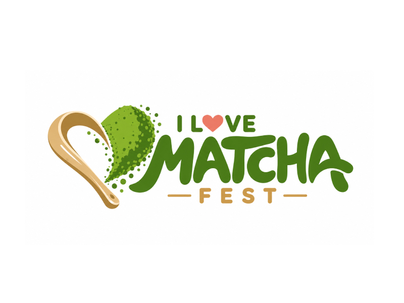 I Love Matcha Fest logo design by pixalrahul
