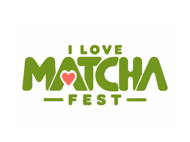 I Love Matcha Fest logo design by pixalrahul
