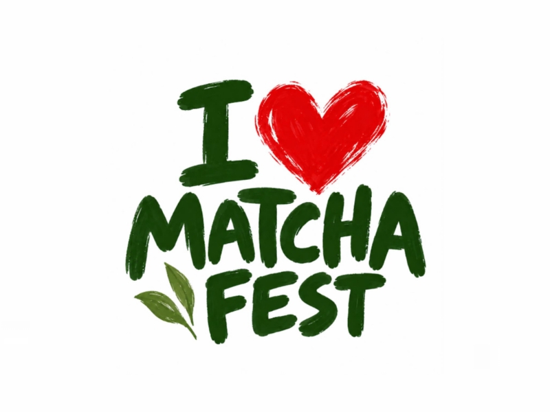 I Love Matcha Fest logo design by careem
