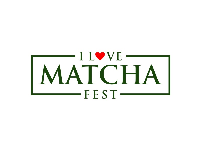 I Love Matcha Fest logo design by Neng Khusna