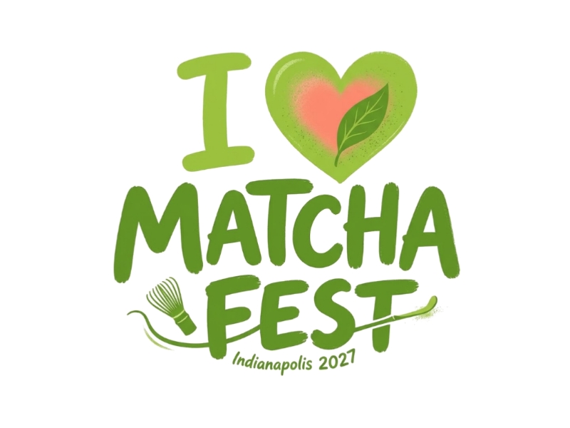 I Love Matcha Fest logo design by D_king