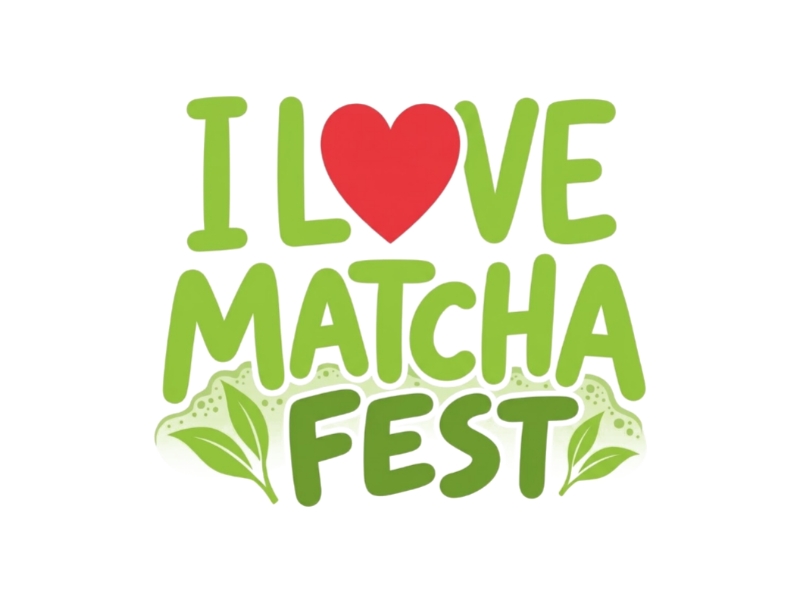 I Love Matcha Fest logo design by D_king
