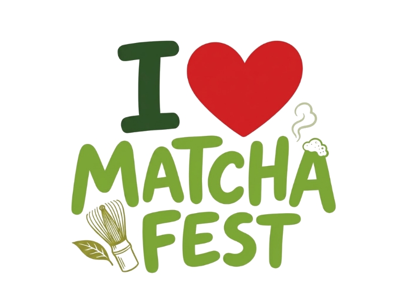 I Love Matcha Fest logo design by D_king