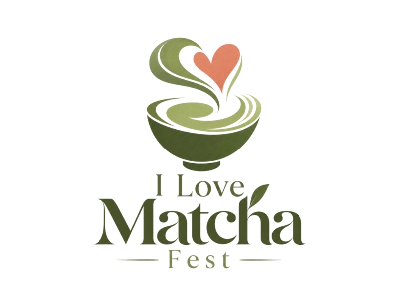 I Love Matcha Fest logo design by Charii