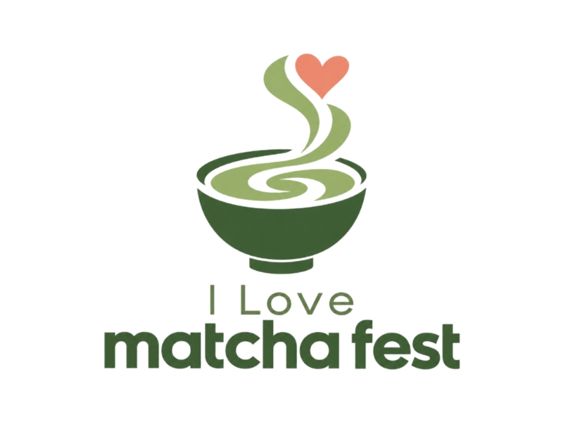 I Love Matcha Fest logo design by Charii