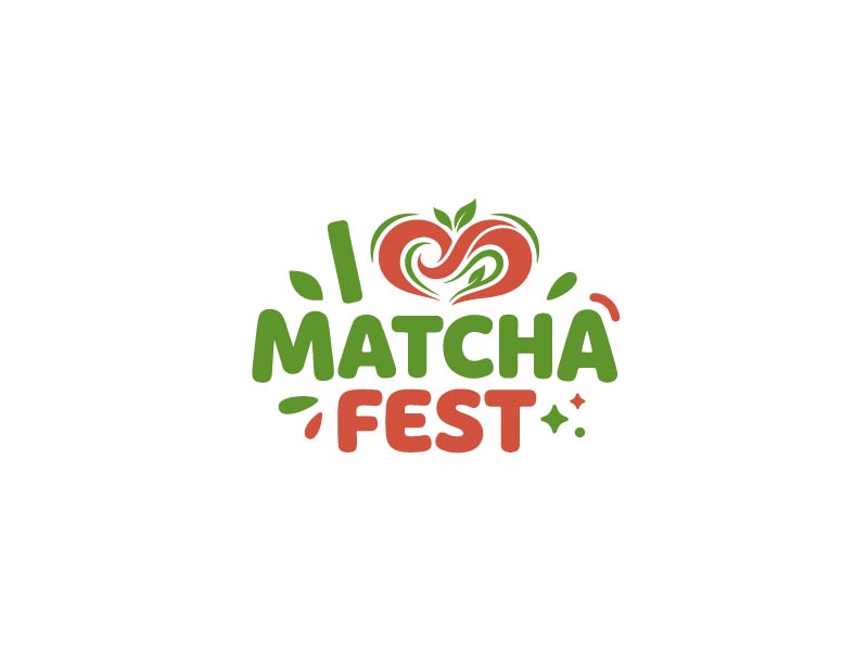 I Love Matcha Fest logo design by CreativeKiller
