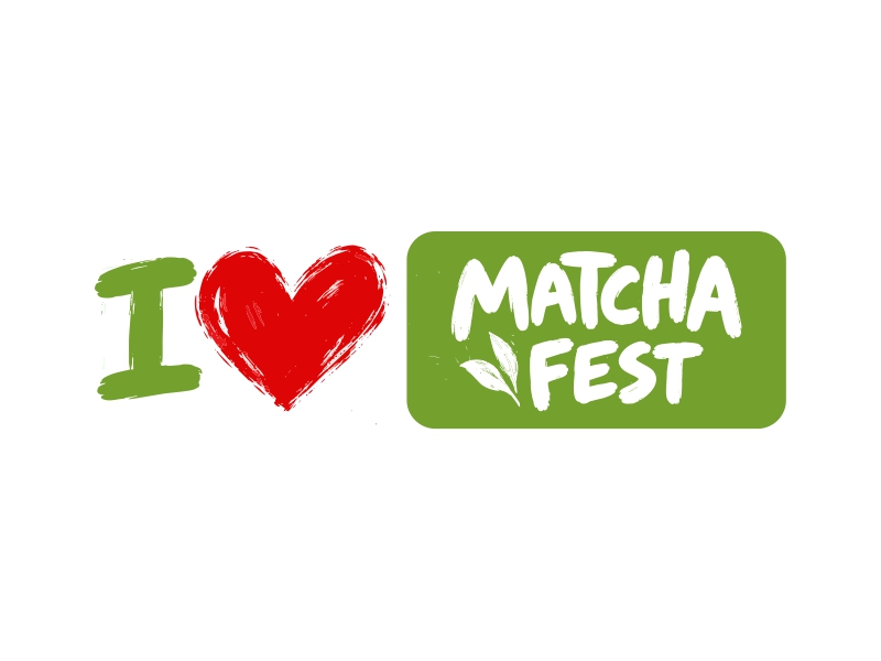 I Love Matcha Fest logo design by mutafailan
