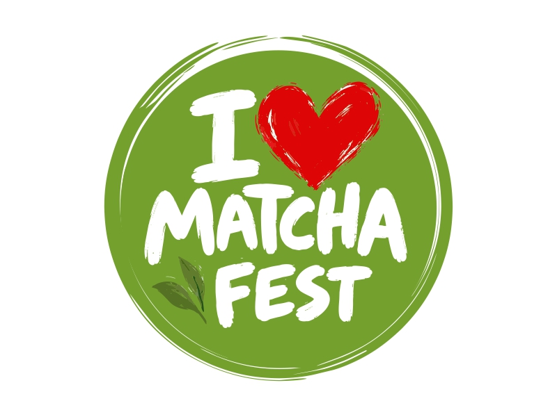 I Love Matcha Fest logo design by mutafailan