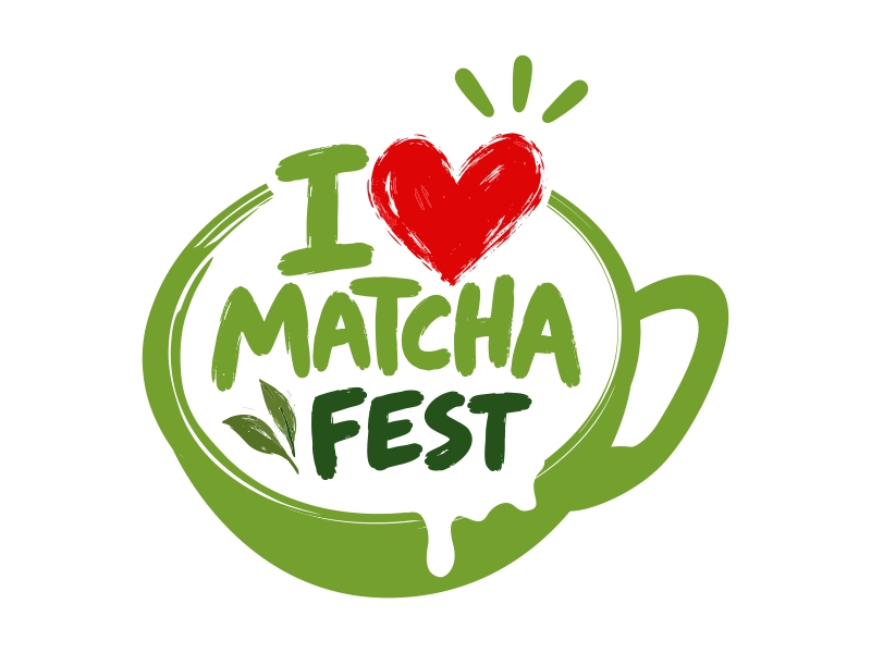 I Love Matcha Fest logo design by mutafailan