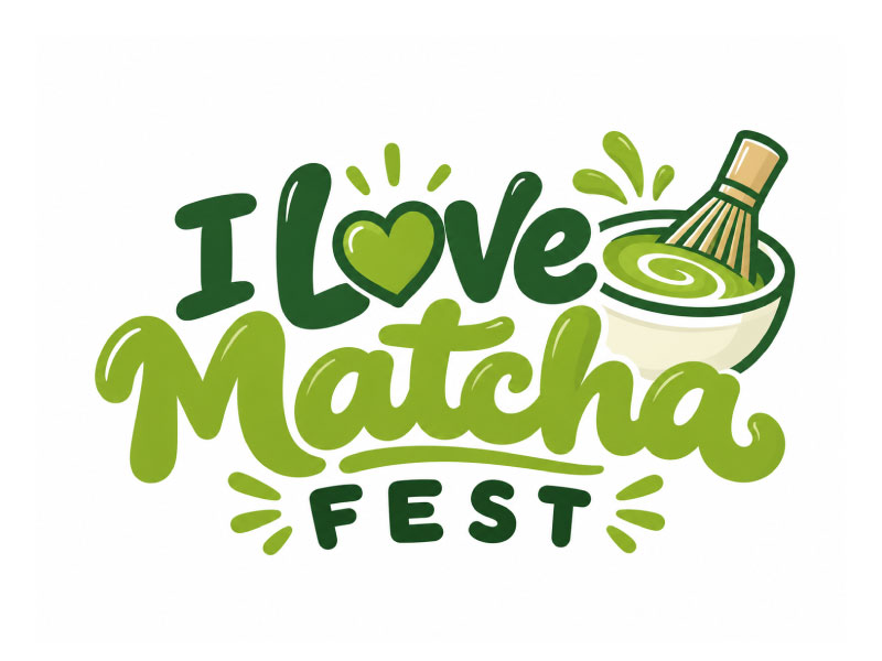 I Love Matcha Fest logo design by M Fariid