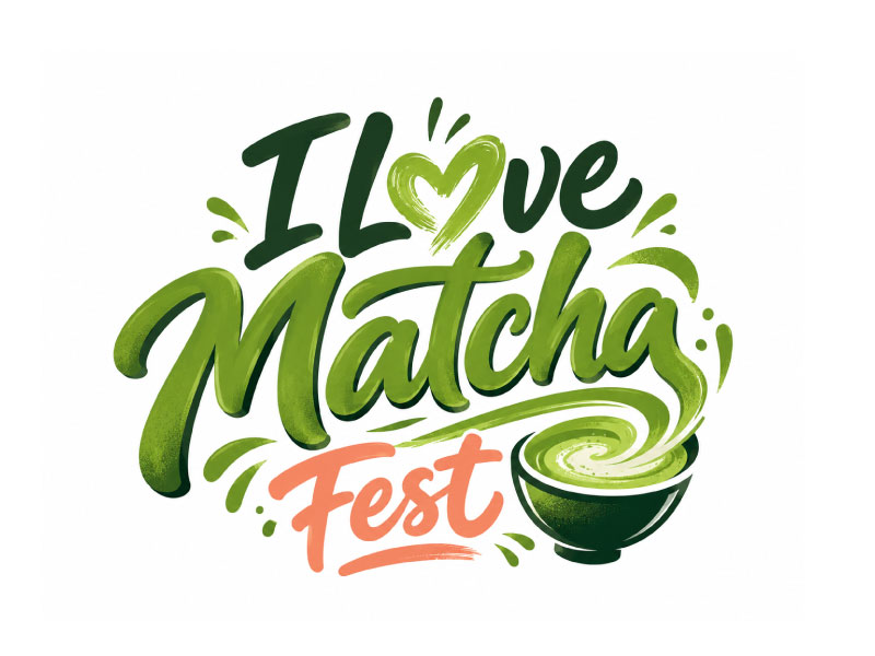 I Love Matcha Fest logo design by M Fariid