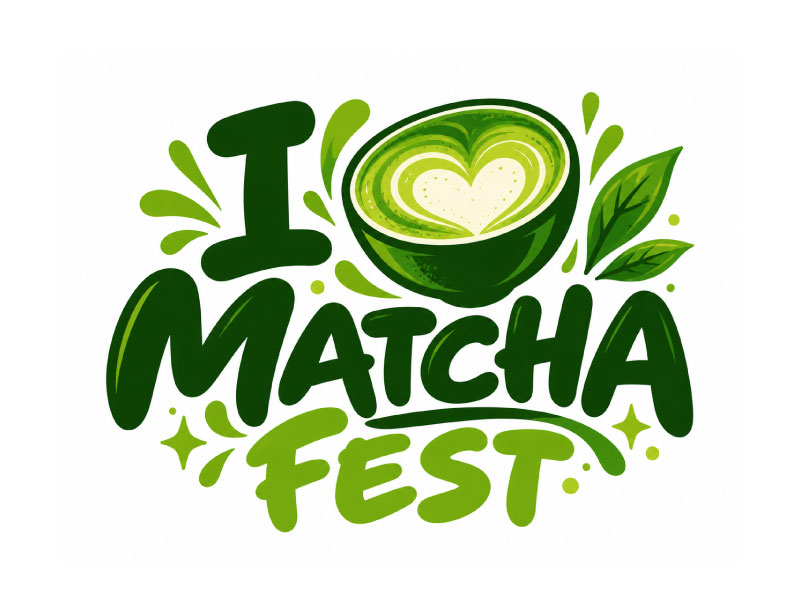 I Love Matcha Fest logo design by M Fariid