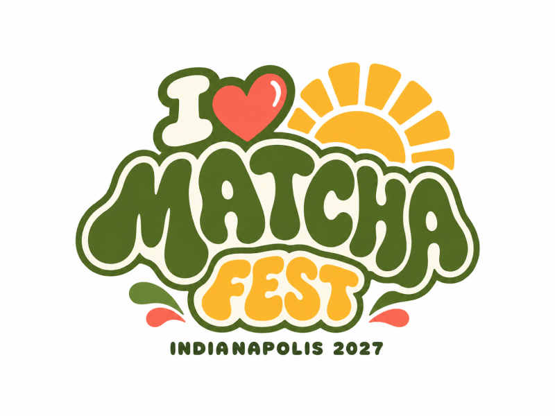 I Love Matcha Fest logo design by pixalrahul