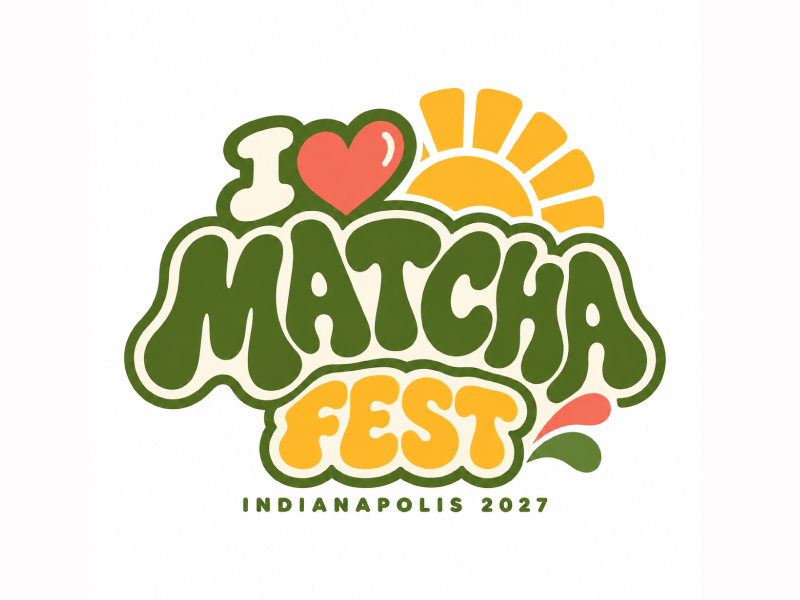 I Love Matcha Fest logo design by pixalrahul
