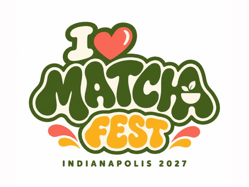 I Love Matcha Fest logo design by pixalrahul