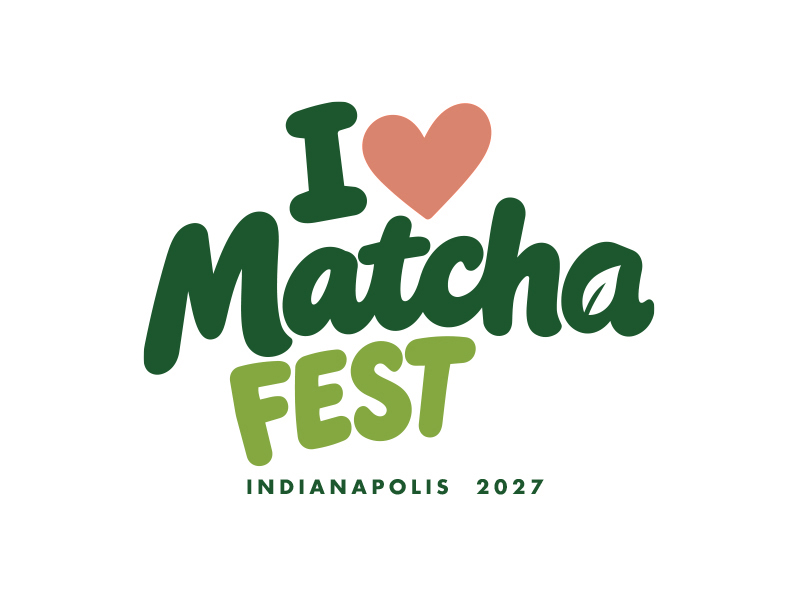 I Love Matcha Fest logo design by MarkindDesign