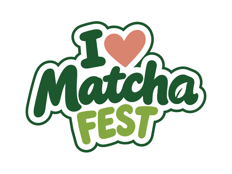 I Love Matcha Fest logo design by MarkindDesign