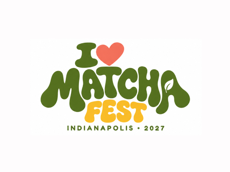 I Love Matcha Fest logo design by pixalrahul