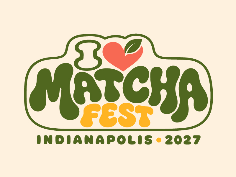 I Love Matcha Fest logo design by pixalrahul