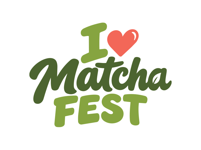 I Love Matcha Fest logo design by MarkindDesign