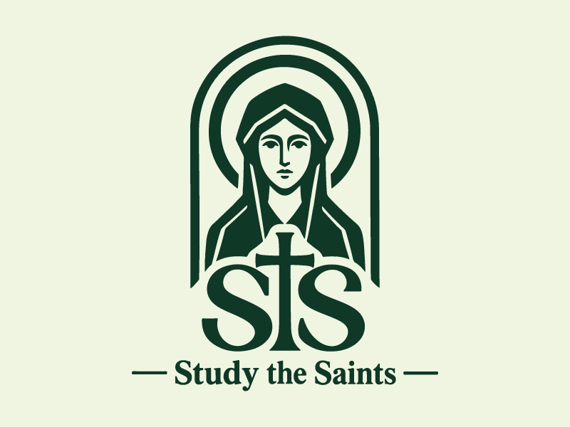 Study the Saints logo design by Bibek Nag